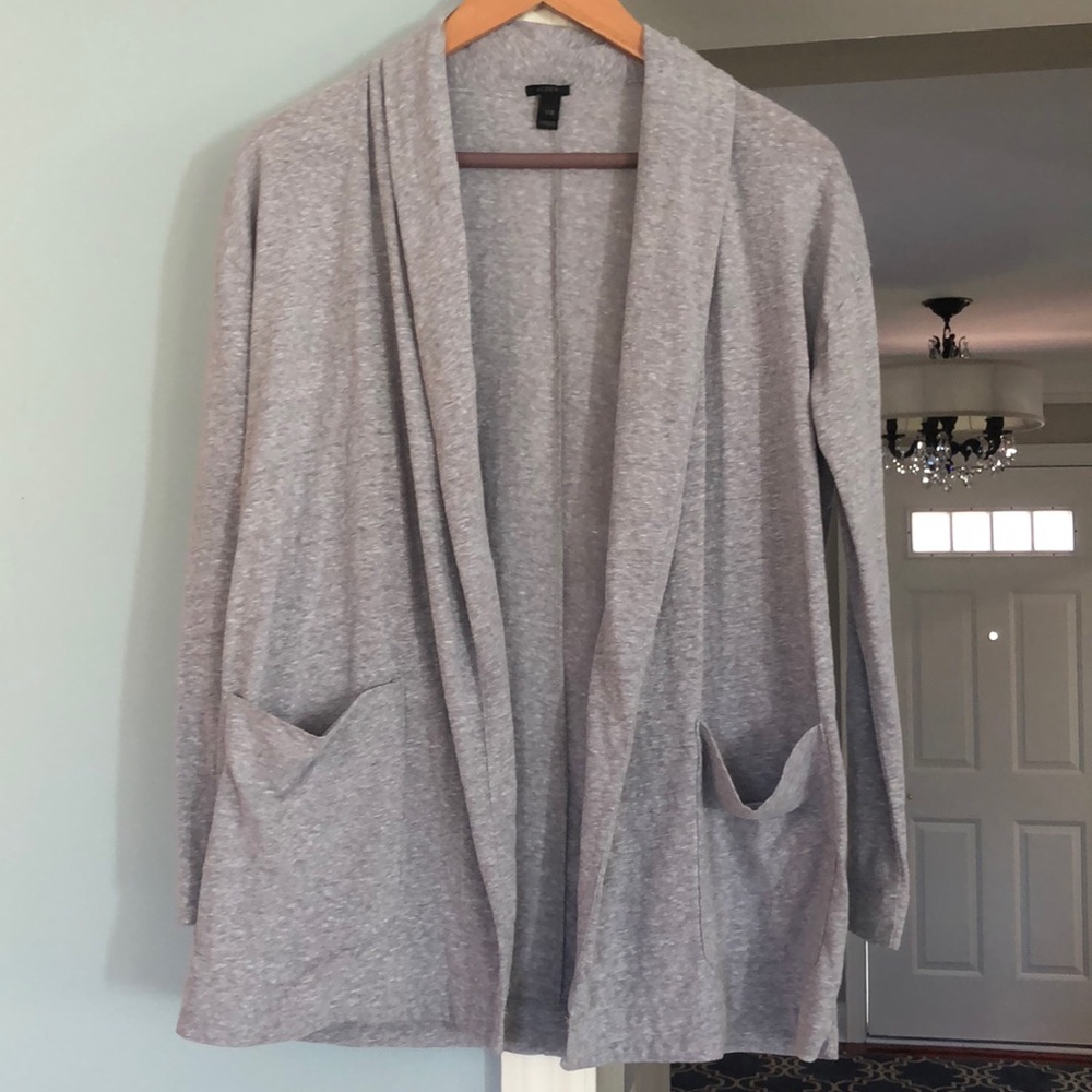 J. Crew XXS gray cardigan